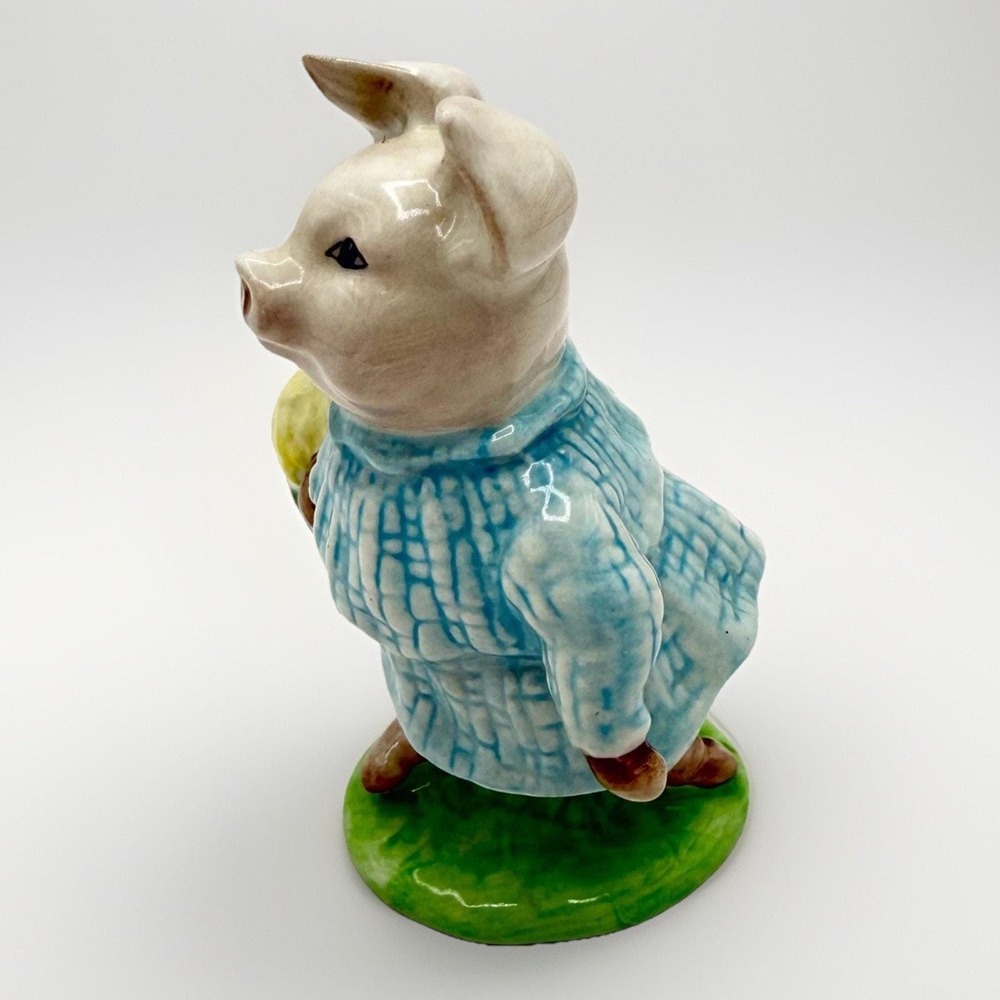 Beatrix Potter Little Pig Robinson Figurine Beswick England BP-3a 1948 - Picture 6 of 8